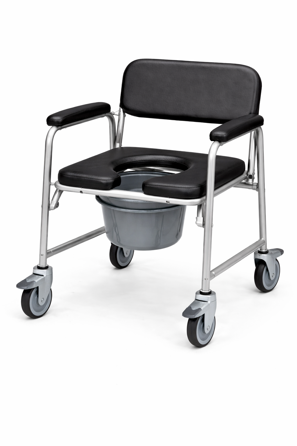 Commode Chair with Wheels