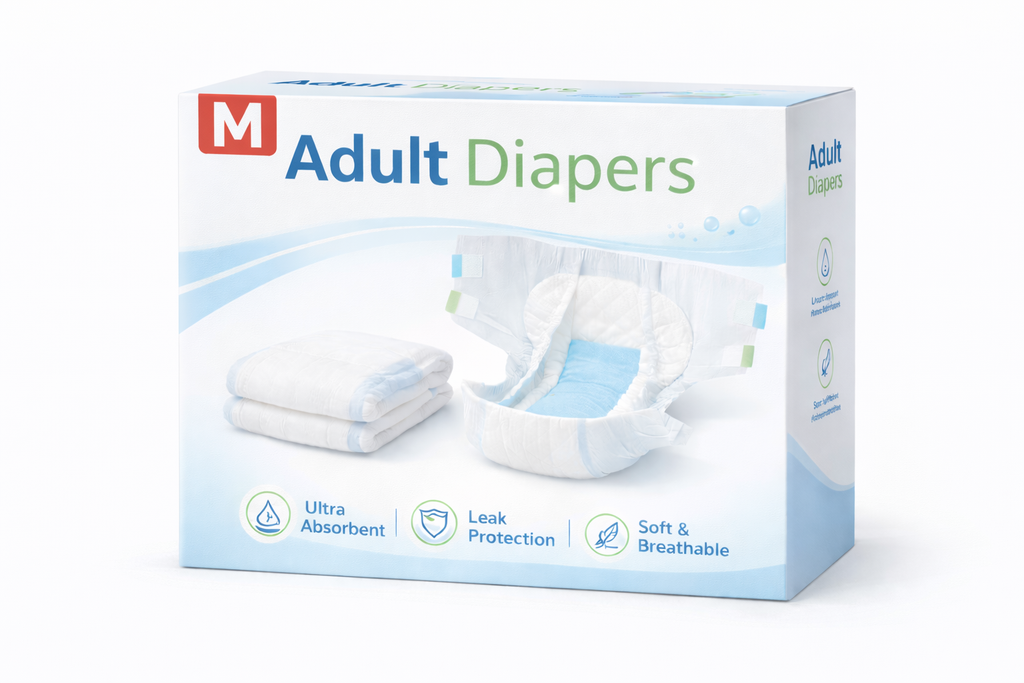 Adult Diapers-(M){SET Of 10}