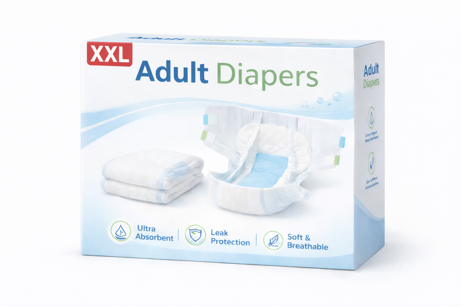Adult Diapers –(XXL){SET Of 10}