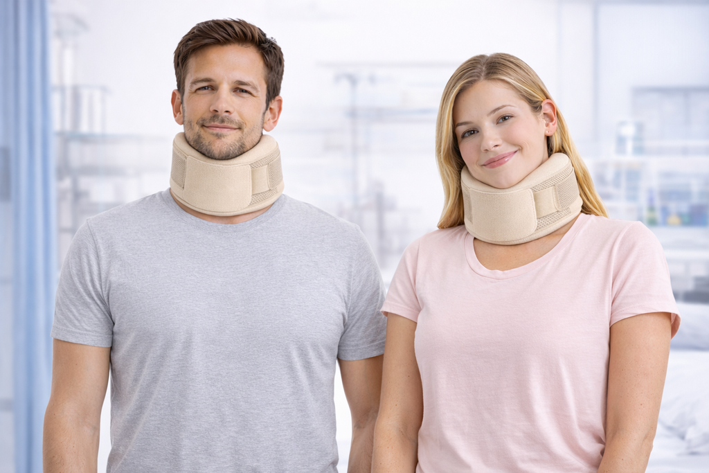 IMD Cervical Collar – Adjustable Neck Support Brace for Pain Relief & Spine Support