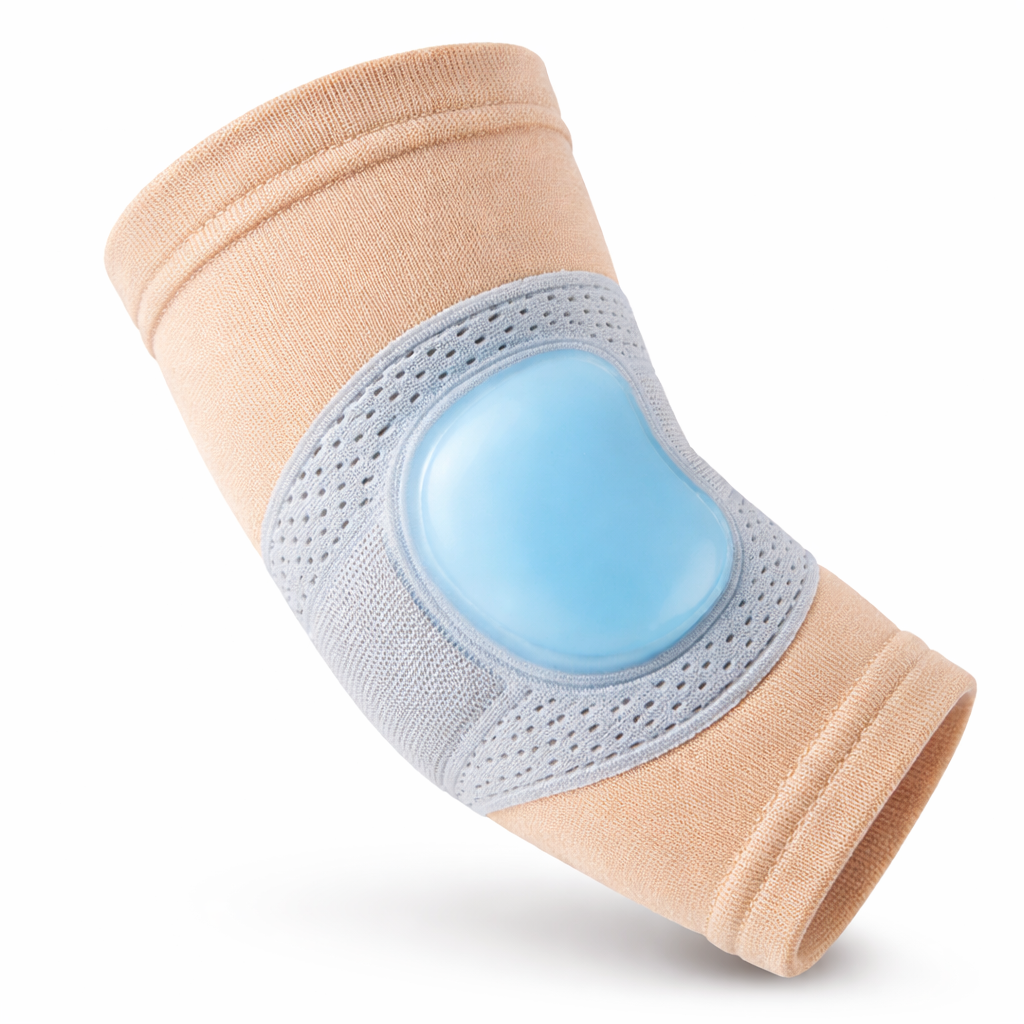 IMD Gel Elbow Support Brace – Compression Elbow Support with Gel Padding for Pain Relief