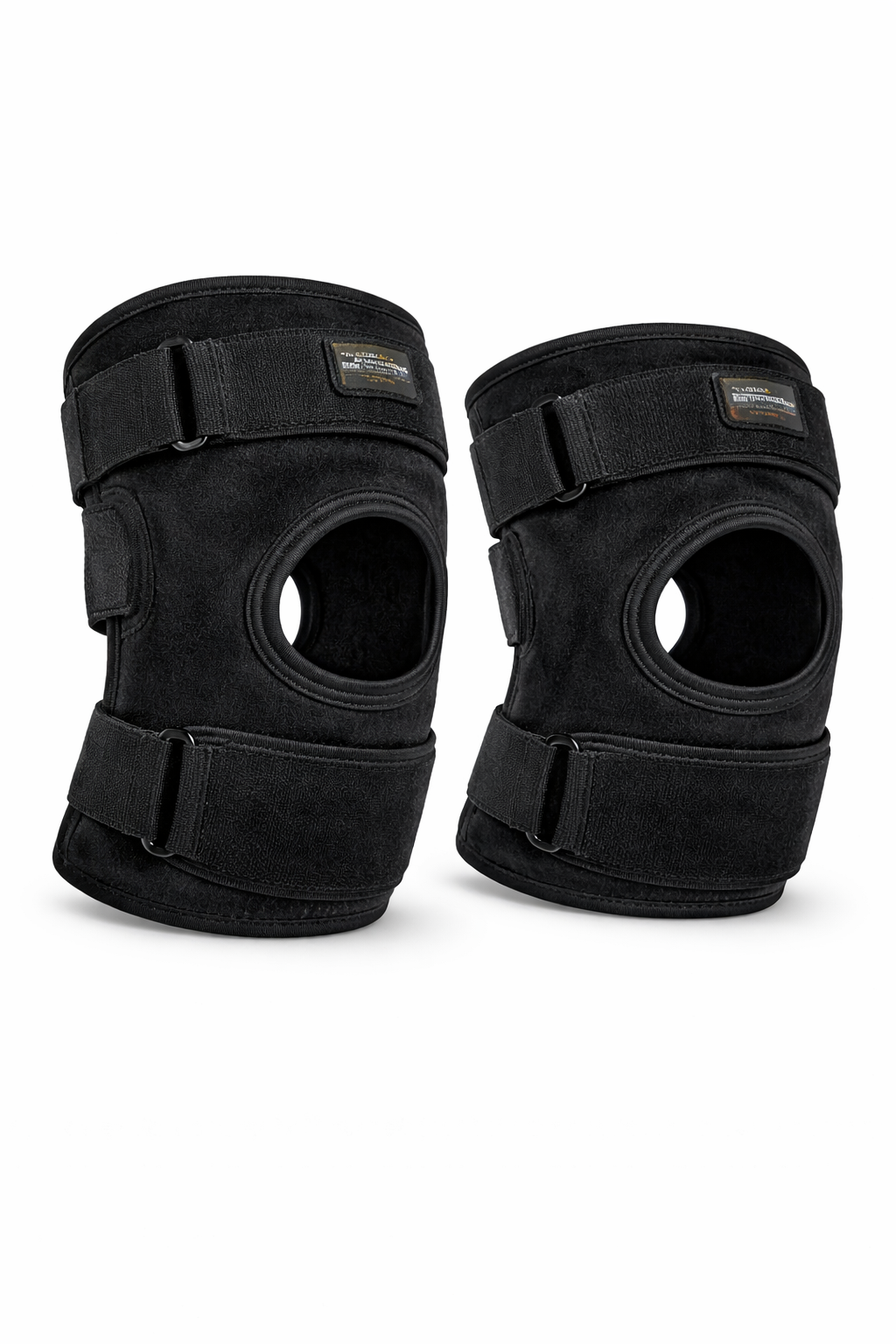 IMD Hinged Knee Support Brace – Adjustable Open Patella Knee Stabilizer (Pair)