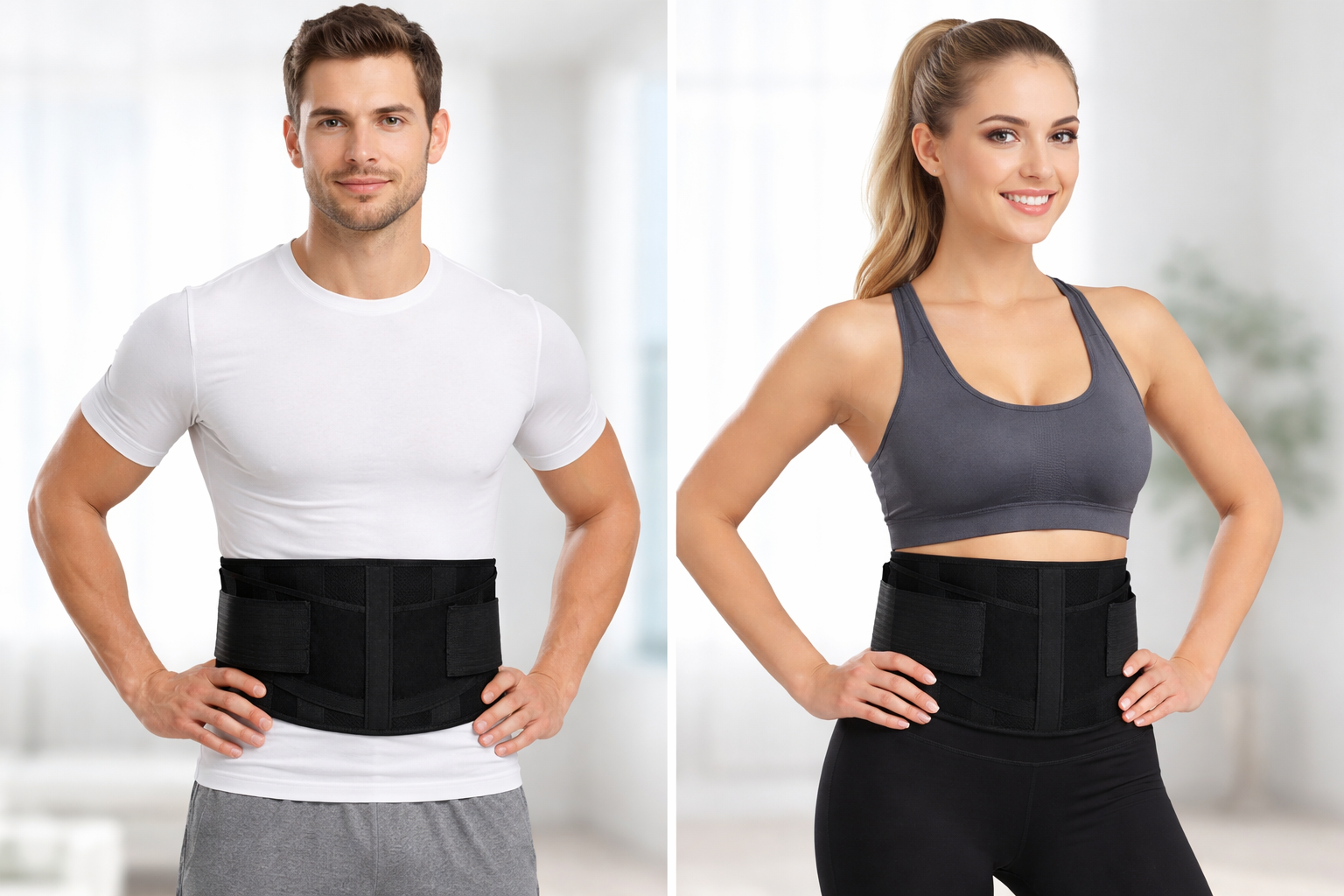 Premium Lumbar Sacro Belt – Adjustable Lower Back Support Belt (LS Belt)