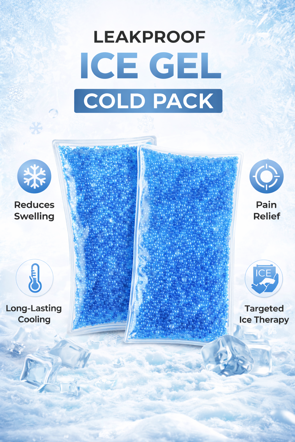 IMD Cool Pack – Reusable Cold Gel Pack for Pain Relief & Ice Therapy