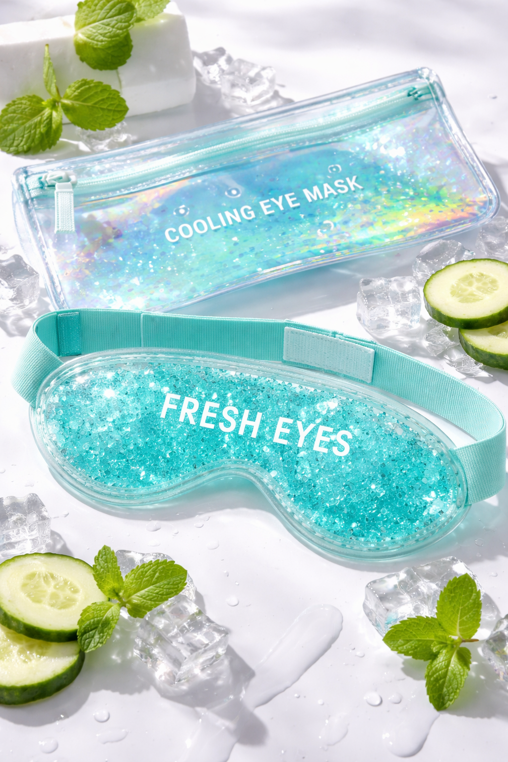IMD Cool Eye Pack – Reusable Cooling Gel Eye Mask for Eye Relaxation & Puffiness Relief