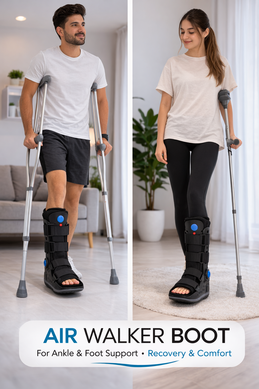 IMD Air Walker Boot – Adjustable Orthopaedic Walking Boot for Foot & Ankle Support